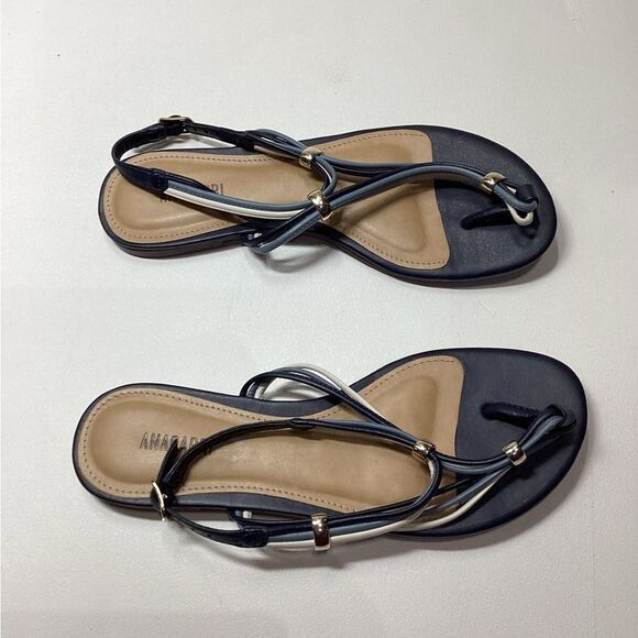 Anacapri Sandals‎ Navy Blue Size EU 39 - Picture 4 of 6
